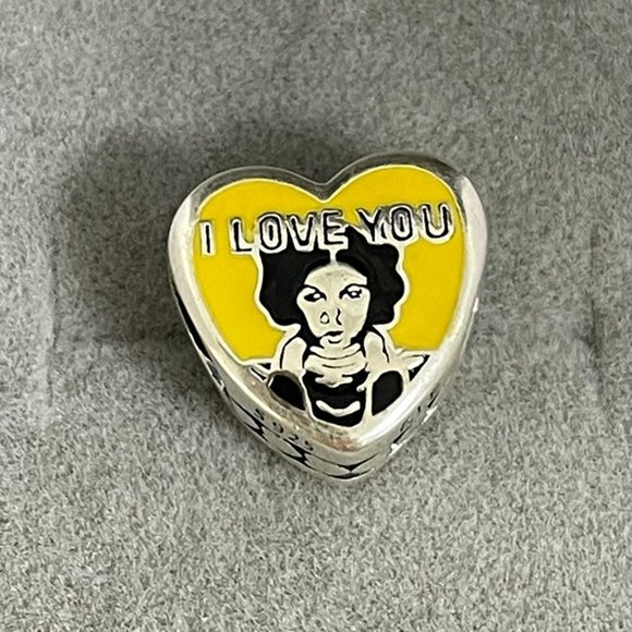 Pandora STAR WARS Han Solo Princess Leia I Love You, I Know Charm - Picture 4 of 5